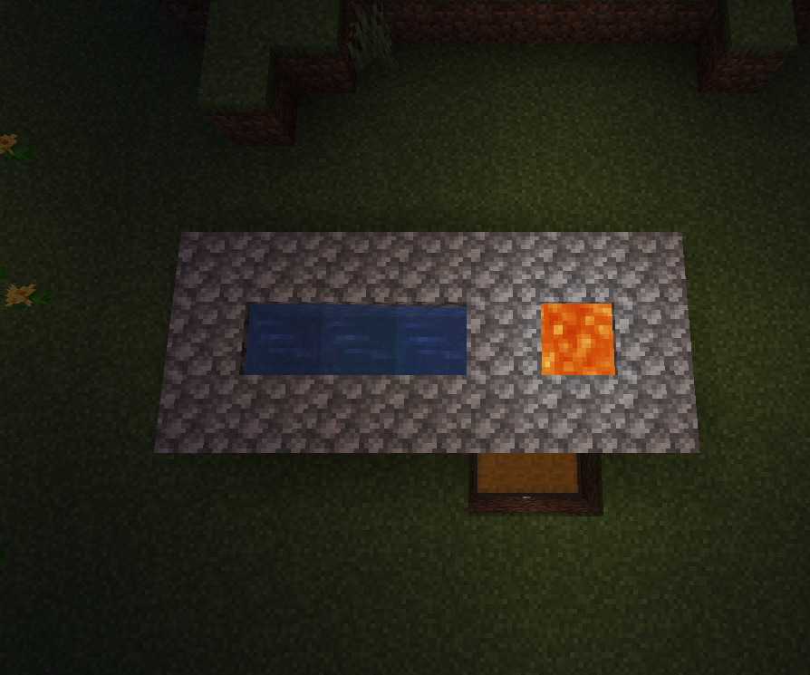 Cobblestone Generator With Extension in Minecraft