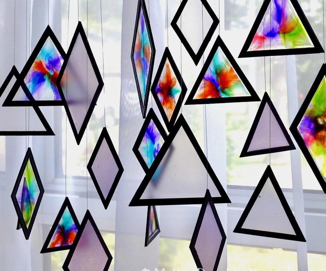 DIY Epoxy Resin Hanging Sun Catcher