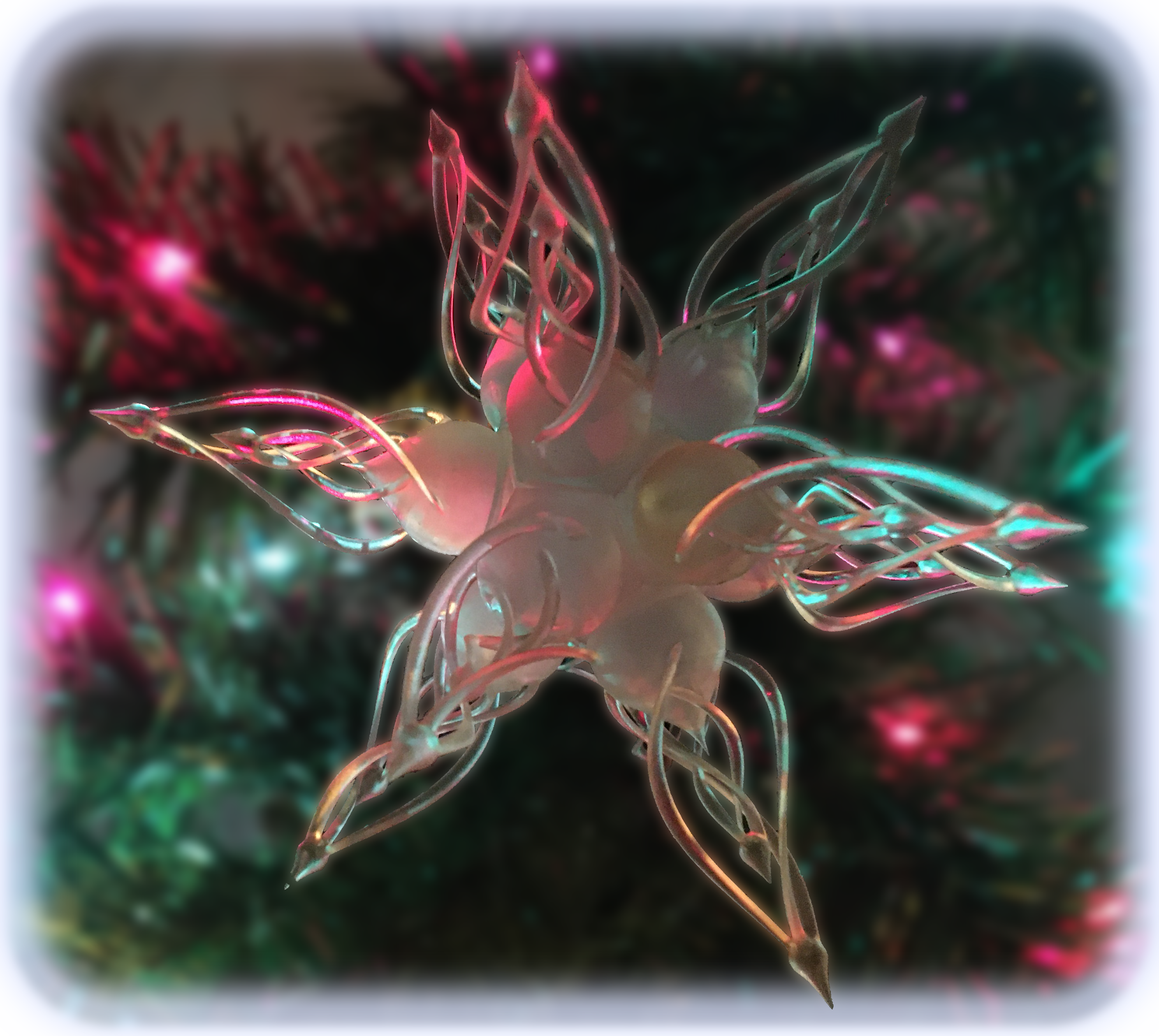 ELVEN / CELTIC STAR CHRISTMAS ORNAMENT / BAUBLE
