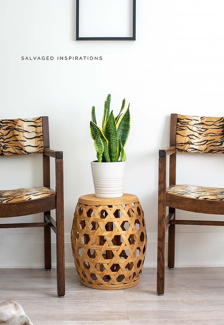 Easy Reupholstery for a Chair Seat