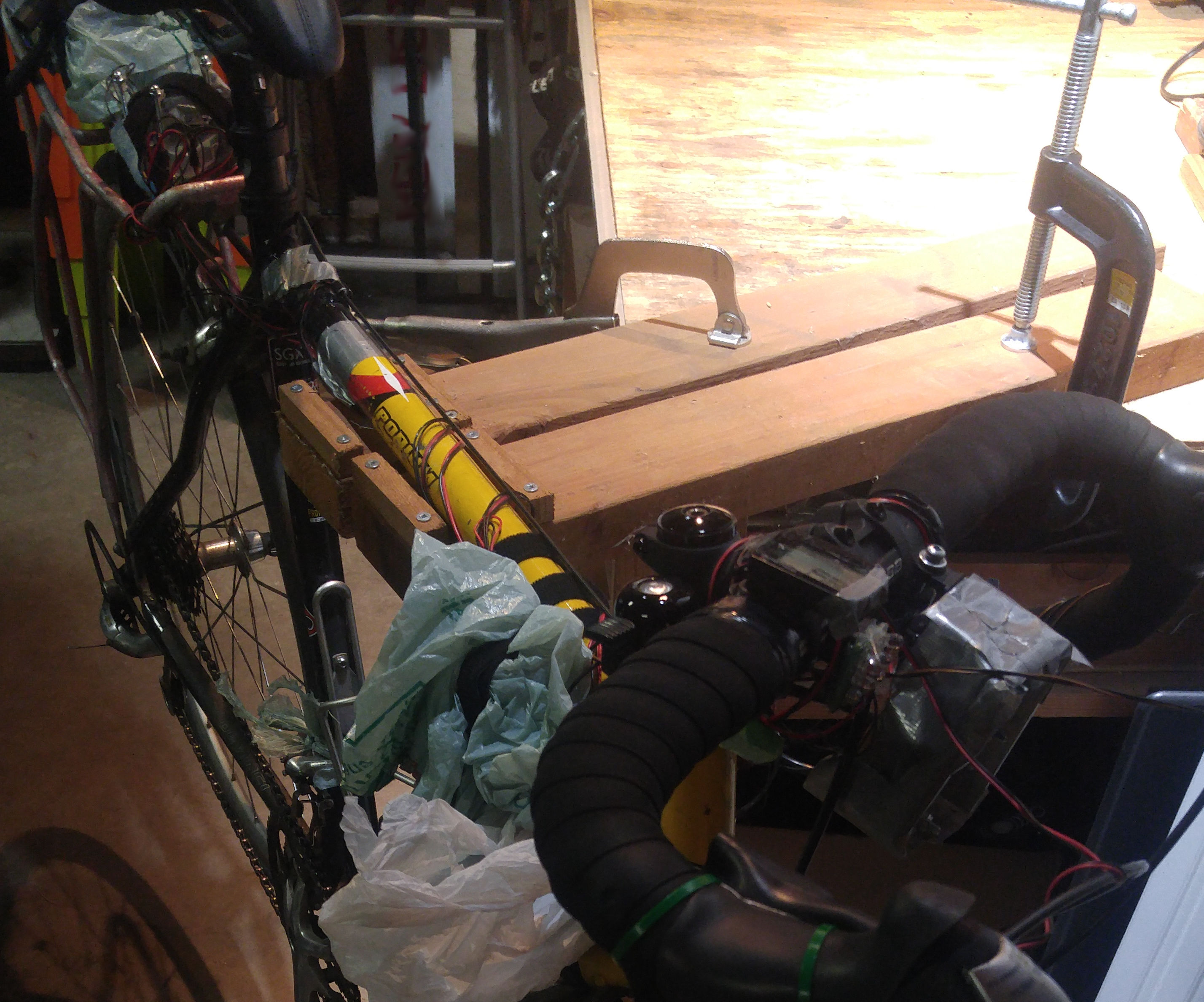 DIY Workbench Removable Bike Repair Stand