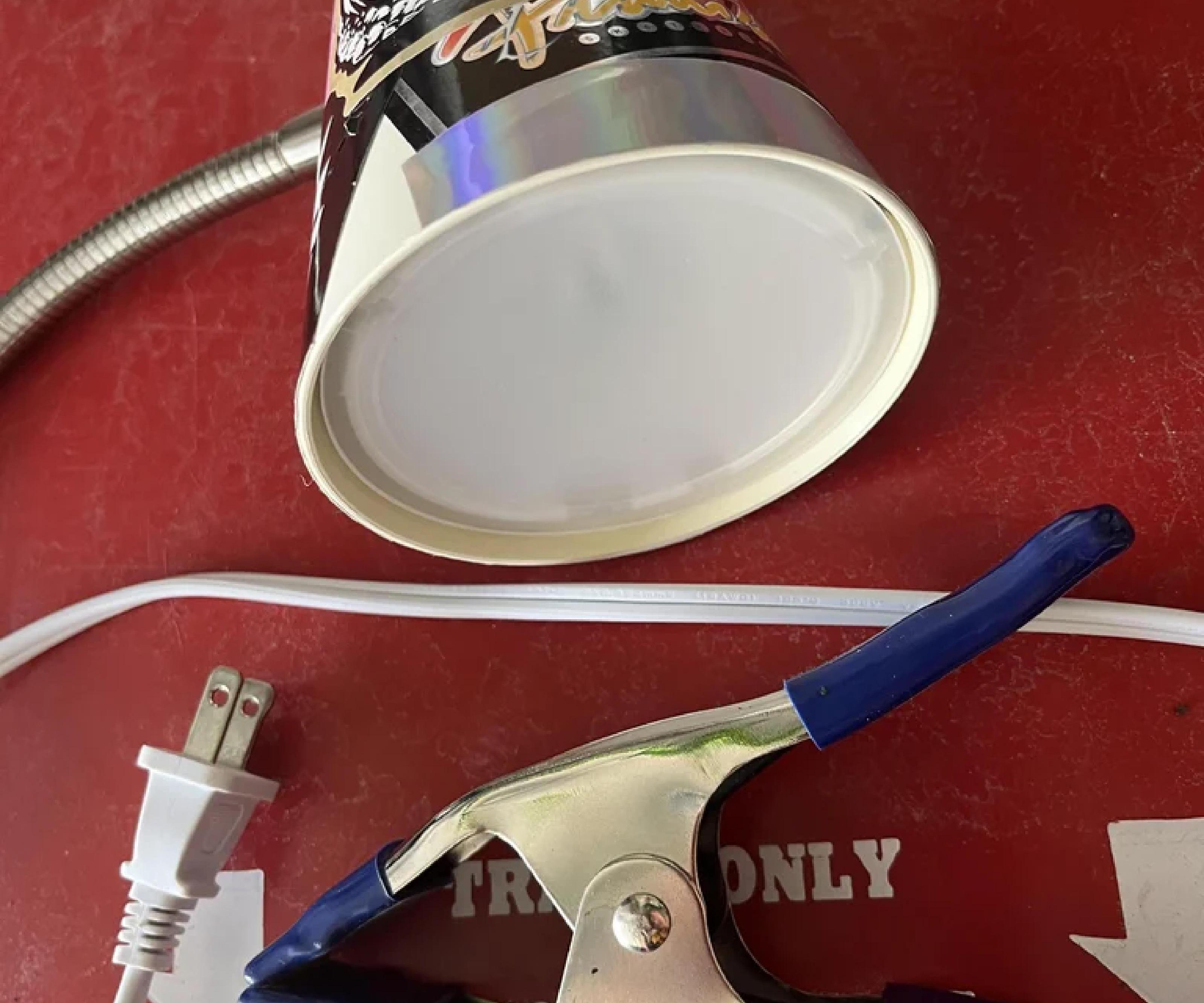 Clamp Light Made From Old Parts 