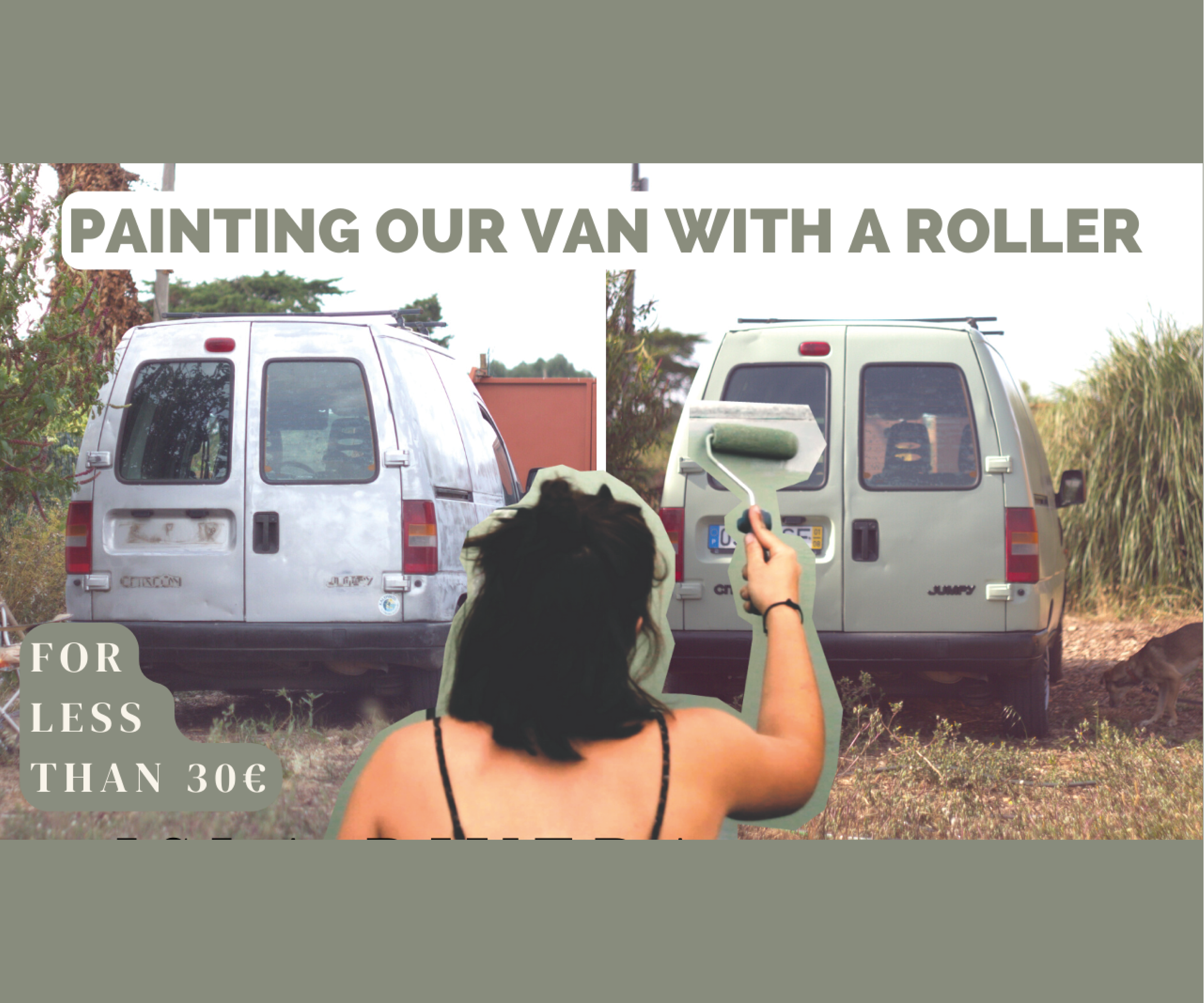 I Painted Our Van *Light Green* With a Roller