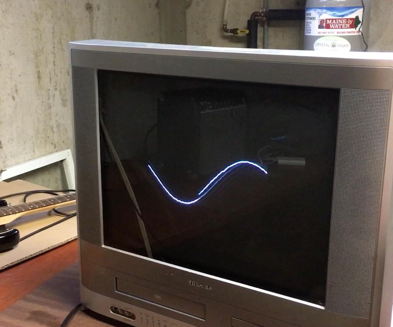 DIY Analog Oscilloscope From Old TV