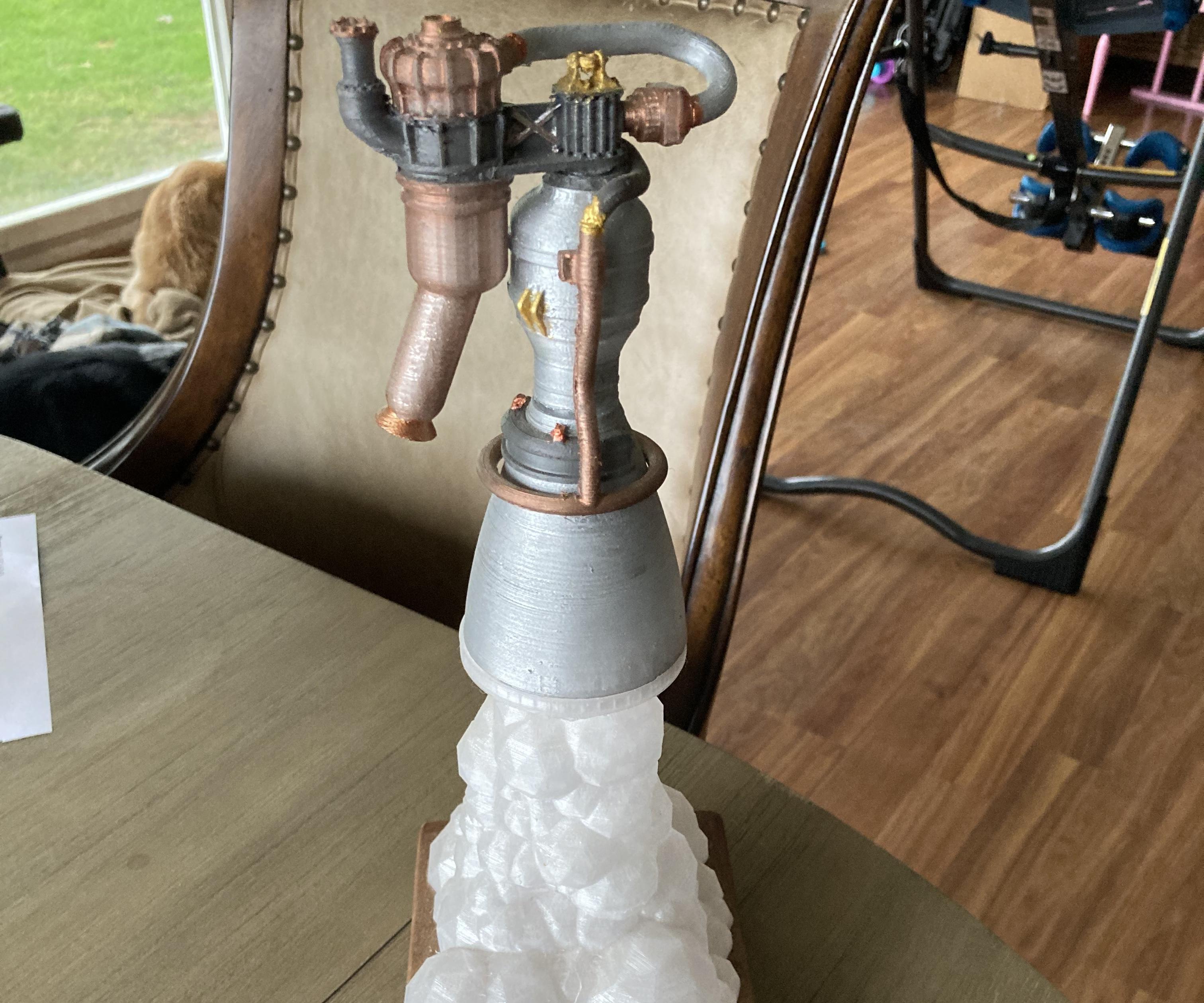 SpaceX Merlin Engine Launch Lamp