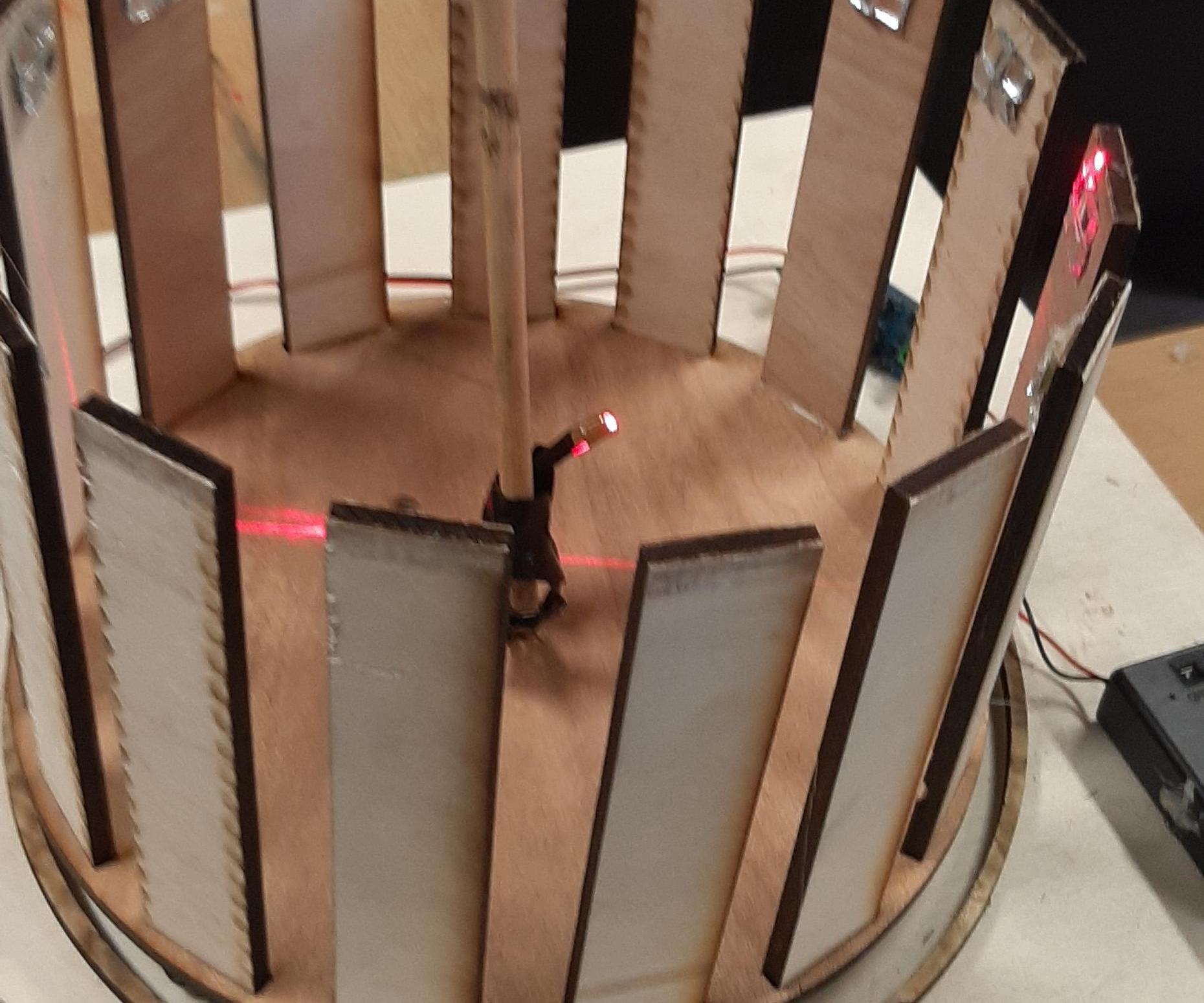  Laser Projector With Marbles