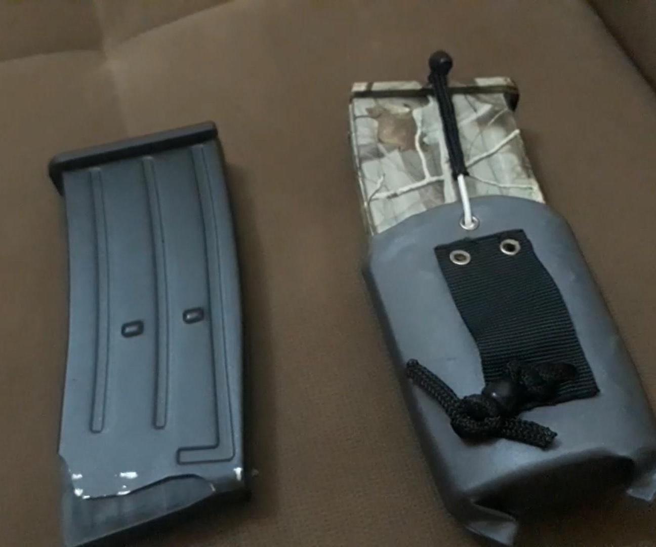 Making (Recycling) a magazine pouch out of trash