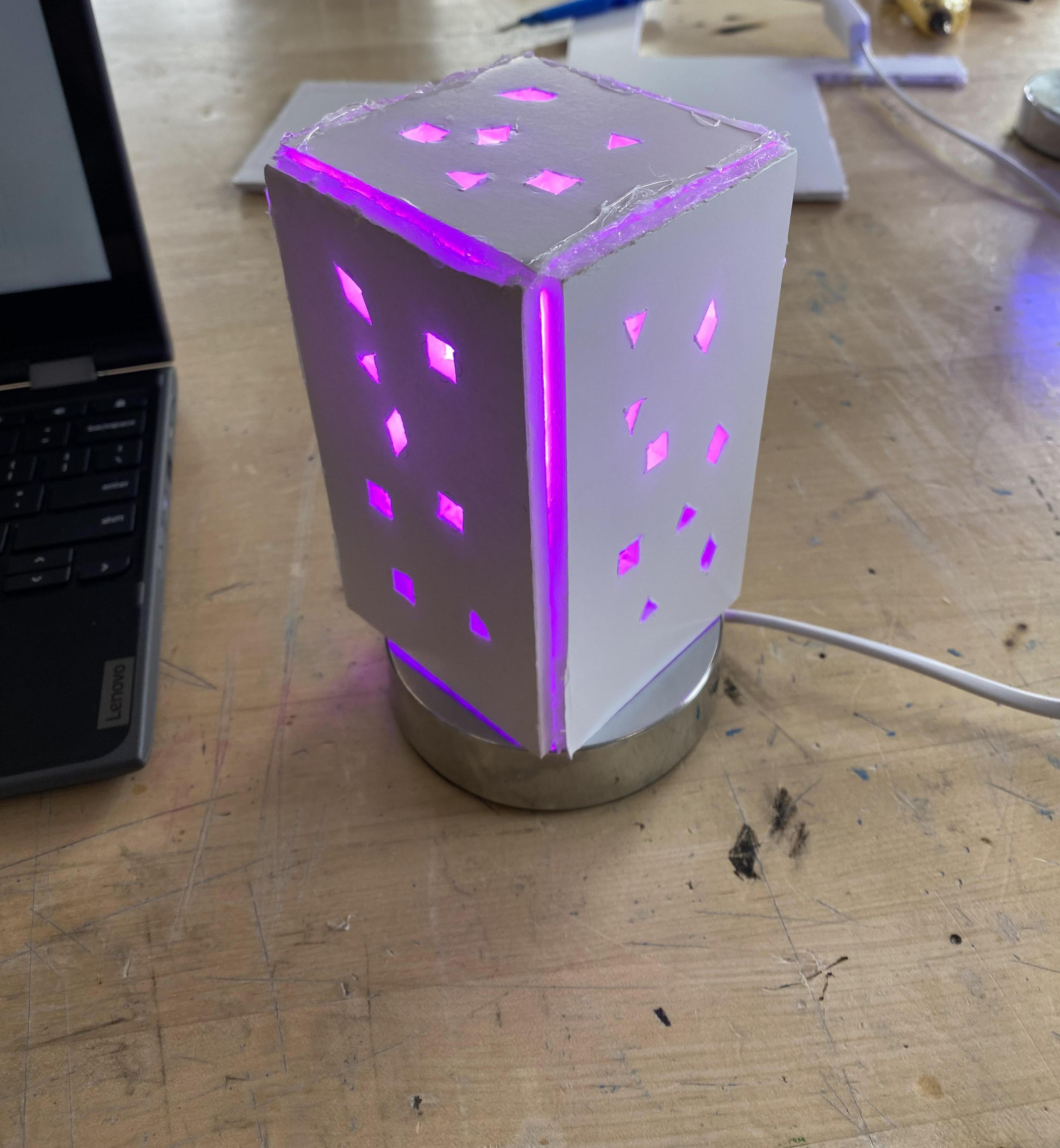 Foam Board Lampshade