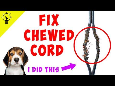 How to Fix a Cord Chewed by Your Pet