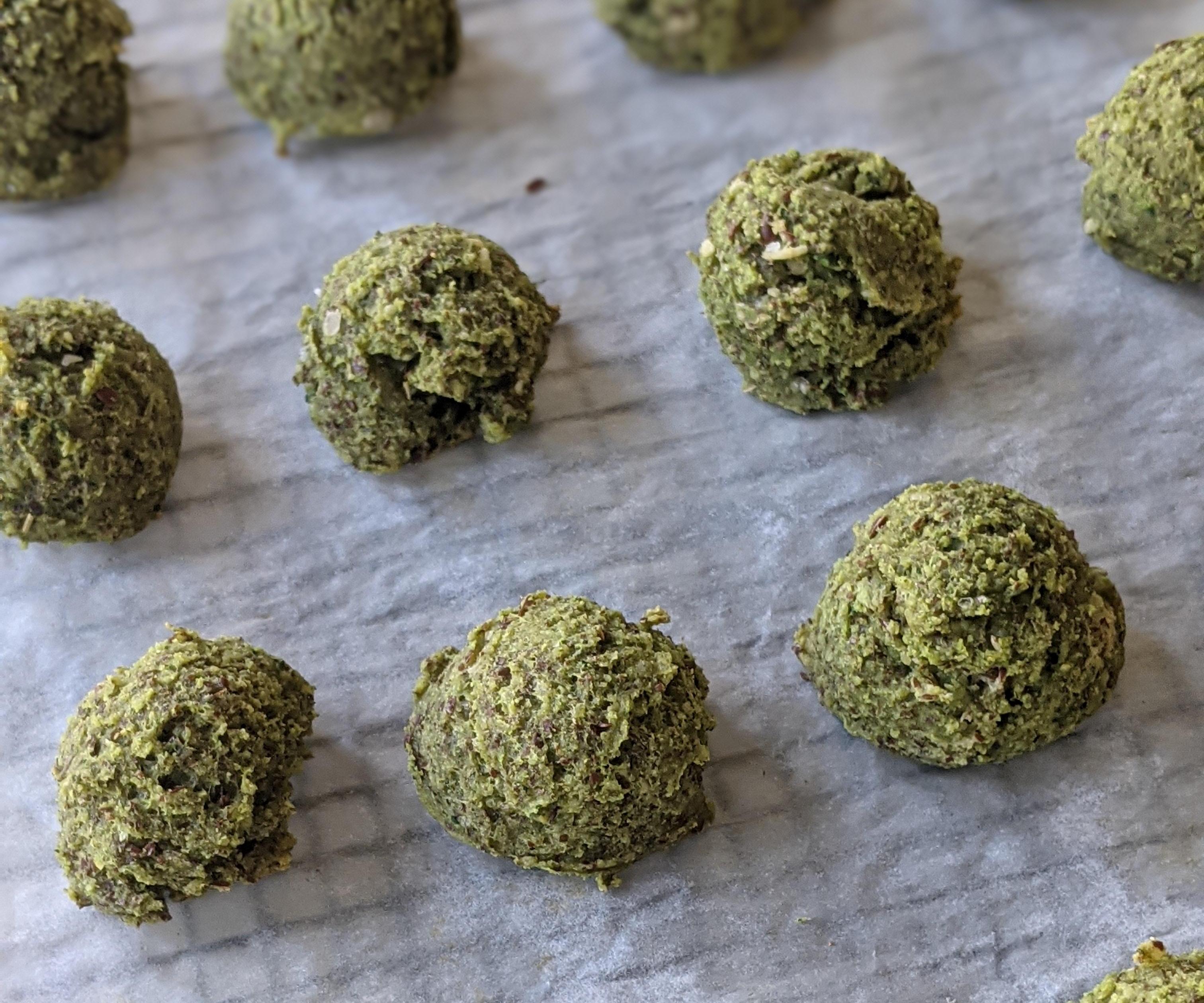 Little Green Protein Balls