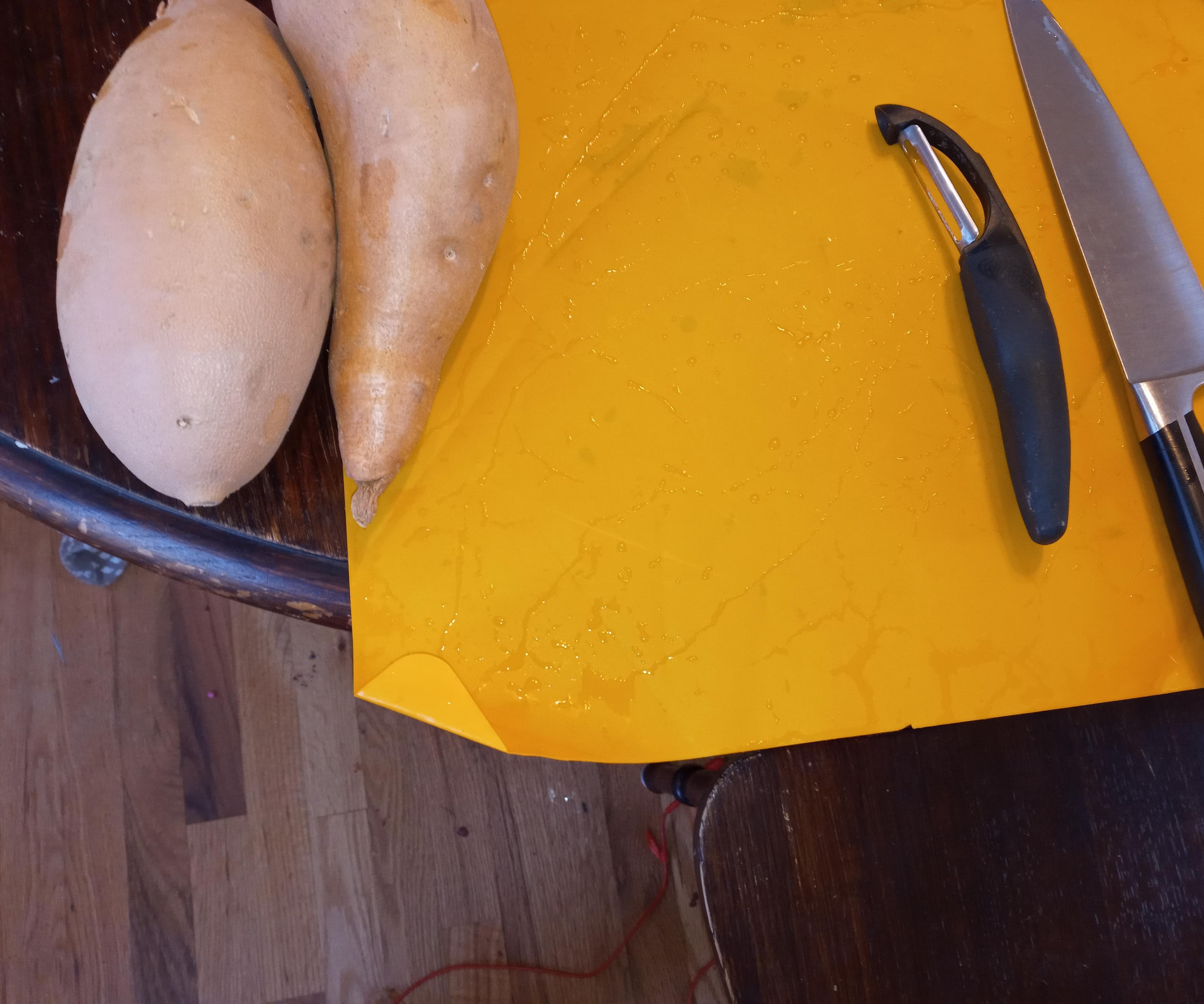 Shaped BBQ Sweet Potato Chips