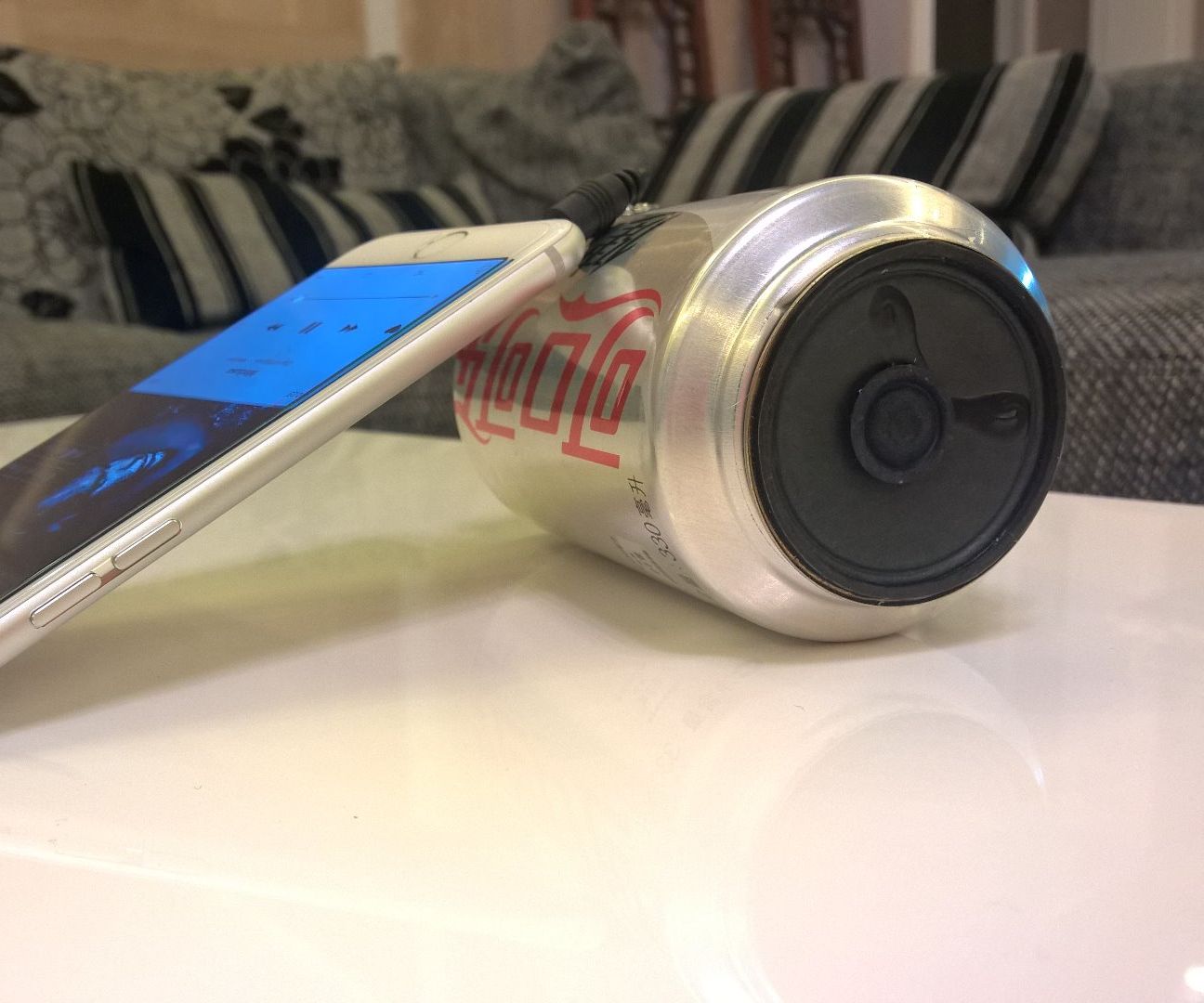 Coke Can Phone Speaker