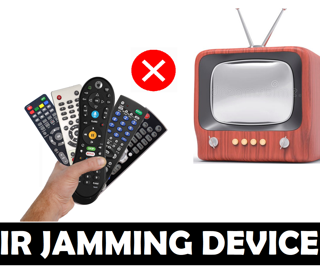 IR Remote Blocker Circuit Using NE555 Timer