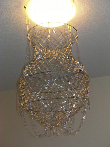 Fabricate an Elegant Chandelier From Paperclips