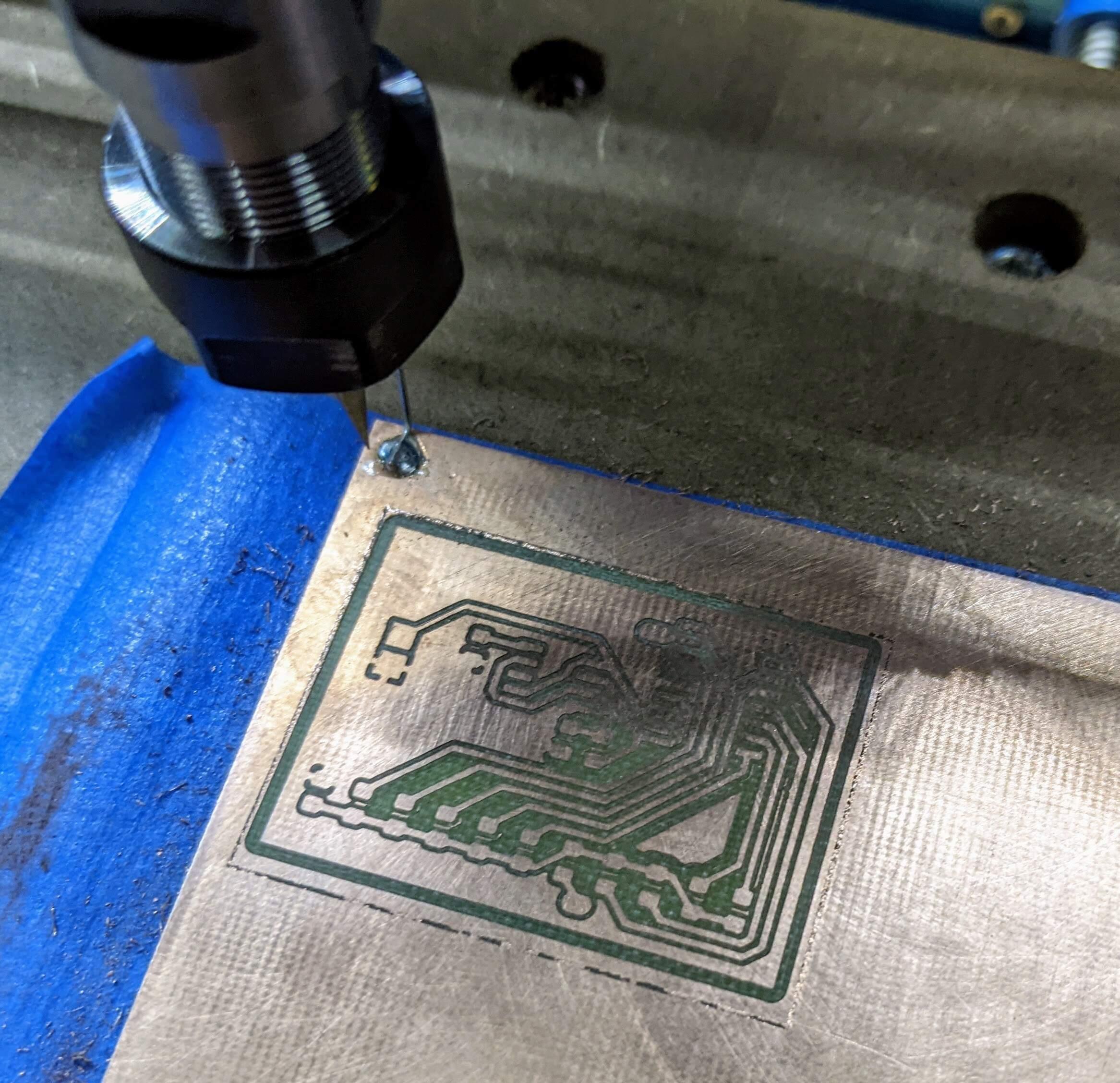 Milling Printed Circuit Boards (PCBs) on a Cheap CNC Machine