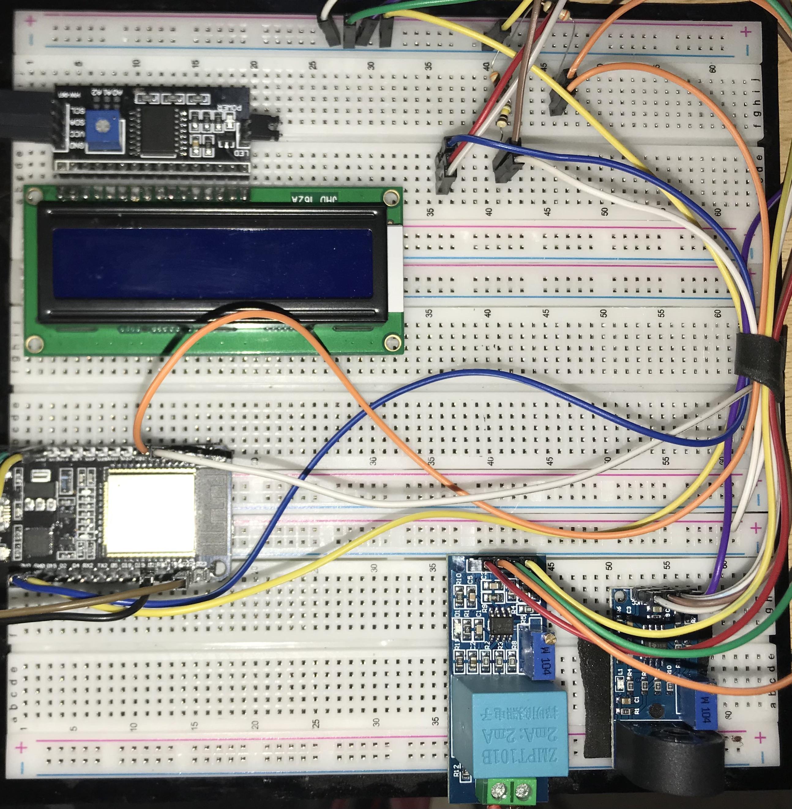 AC Power Meter Using a Microcontroller (ESP-32)