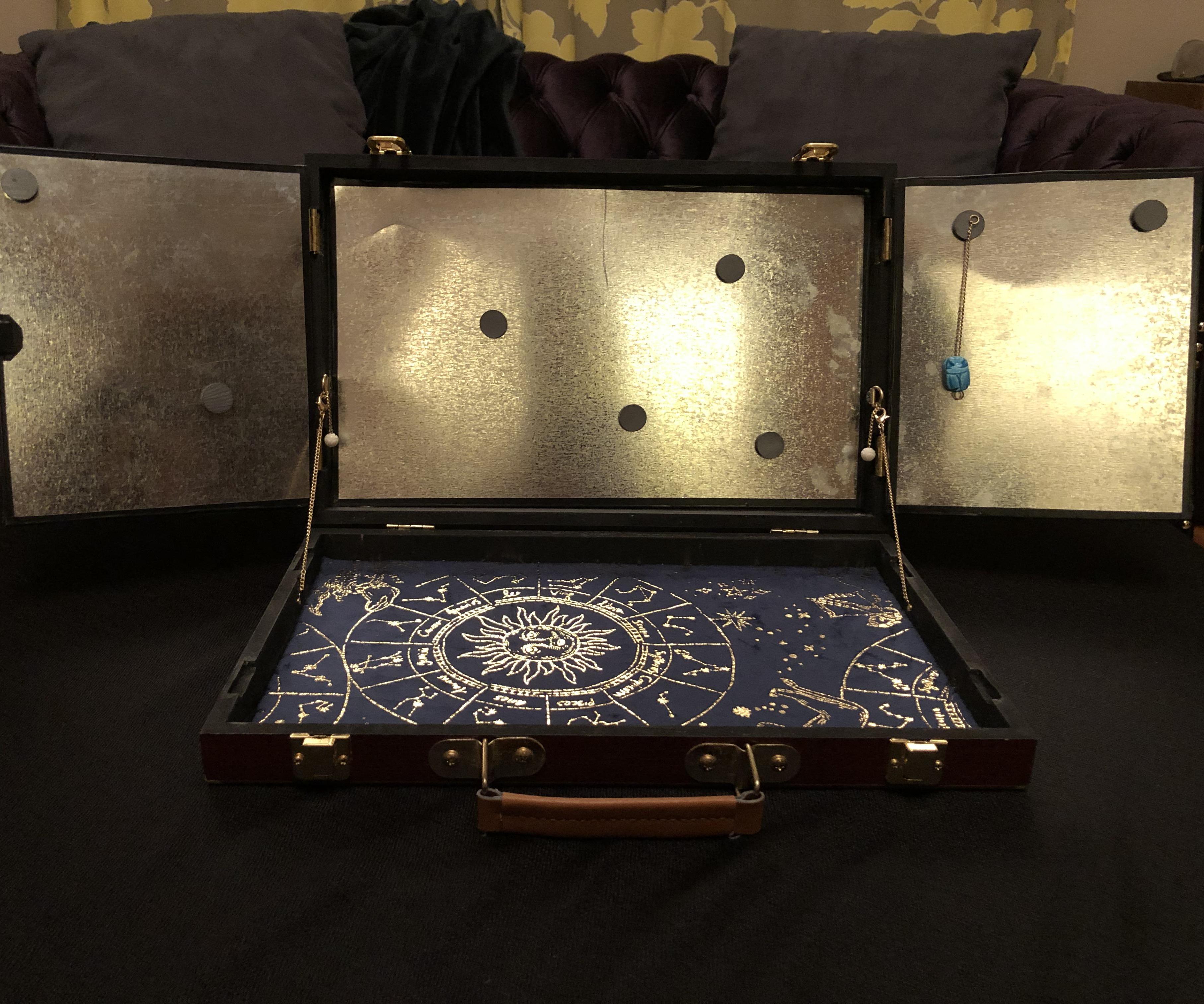 Portable DM kit with magnetic screen