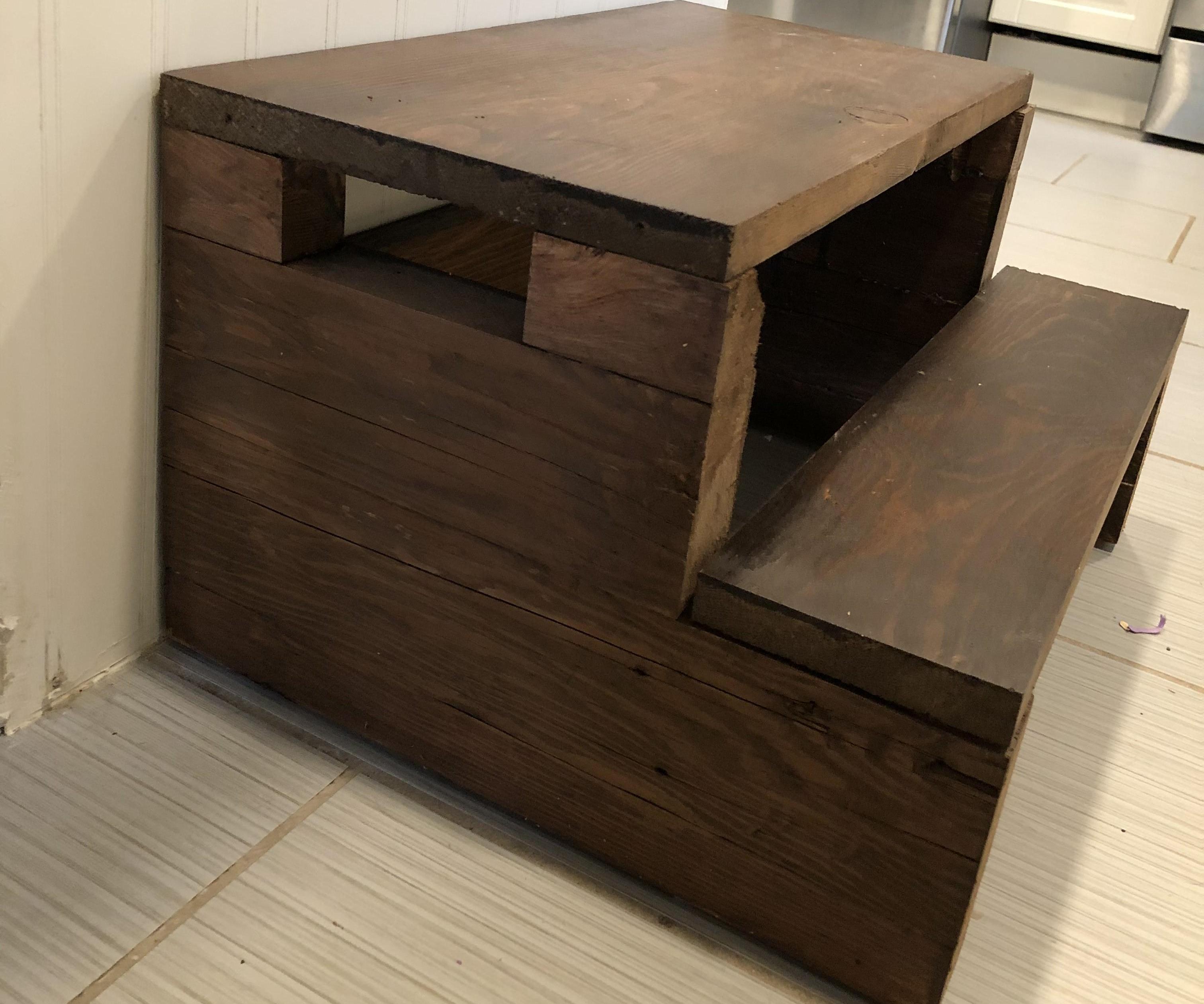Scrap Lumber Step Stool