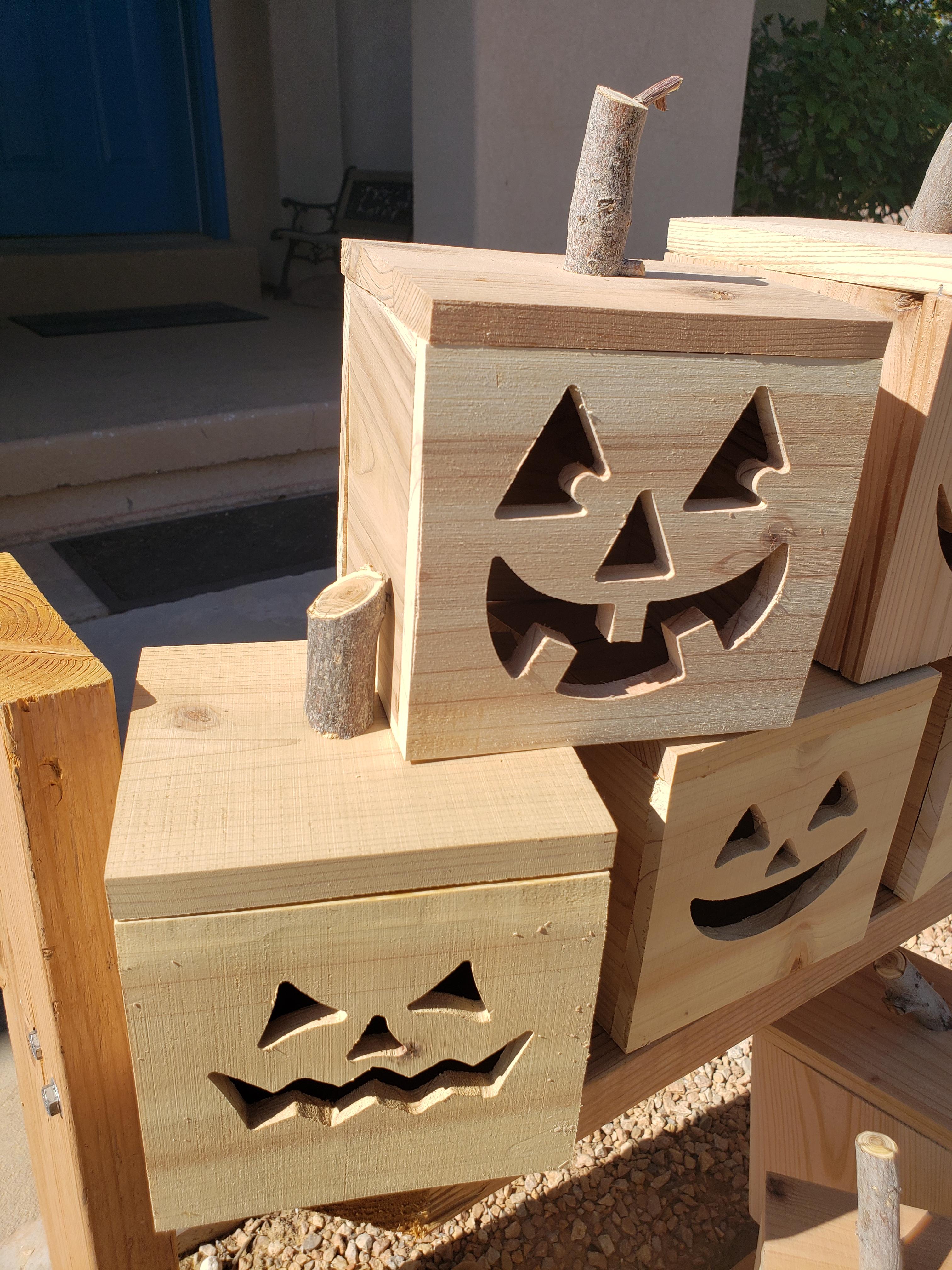 Box Jack-O-Lanterns