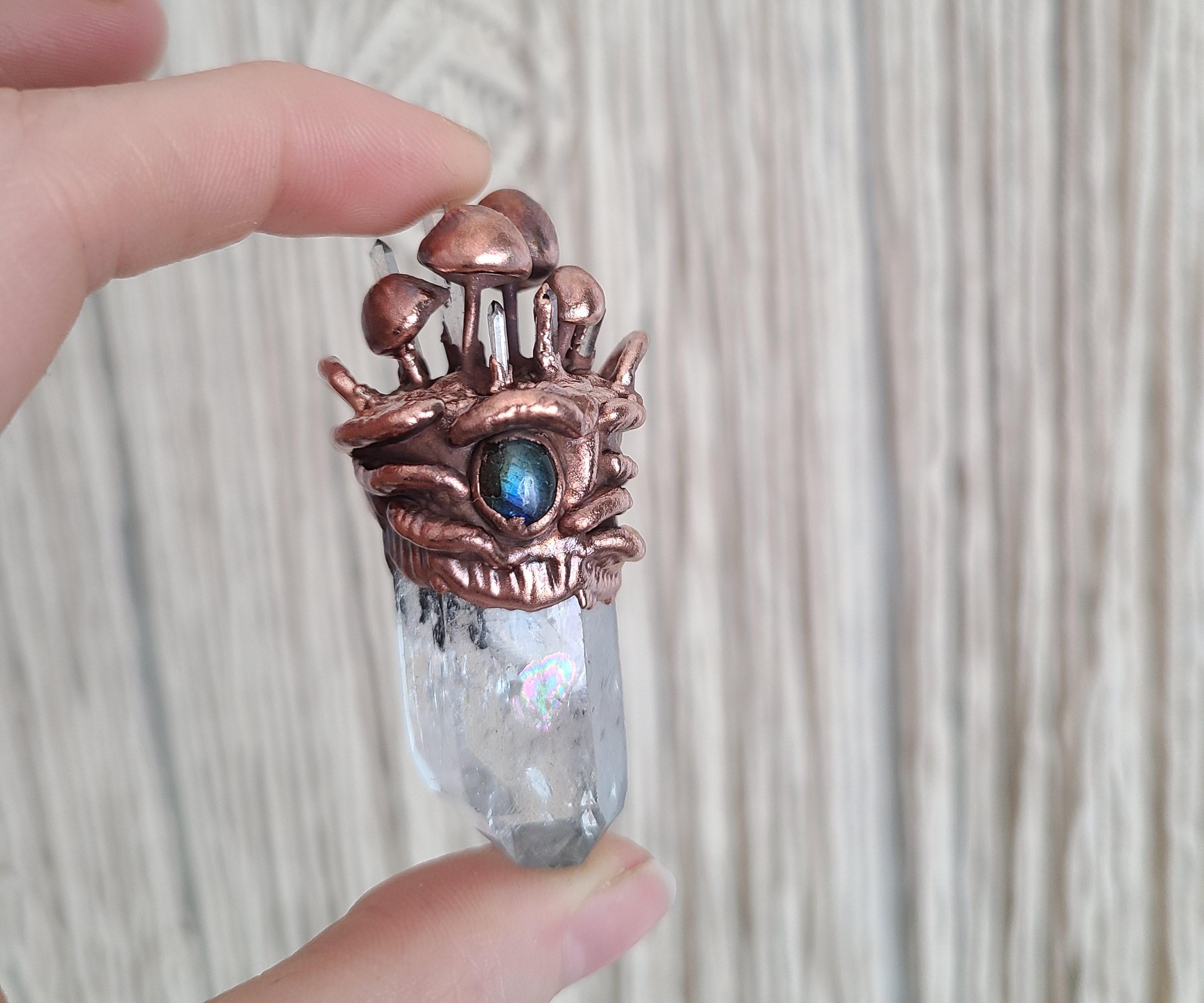 Mushroom Copper Pendant