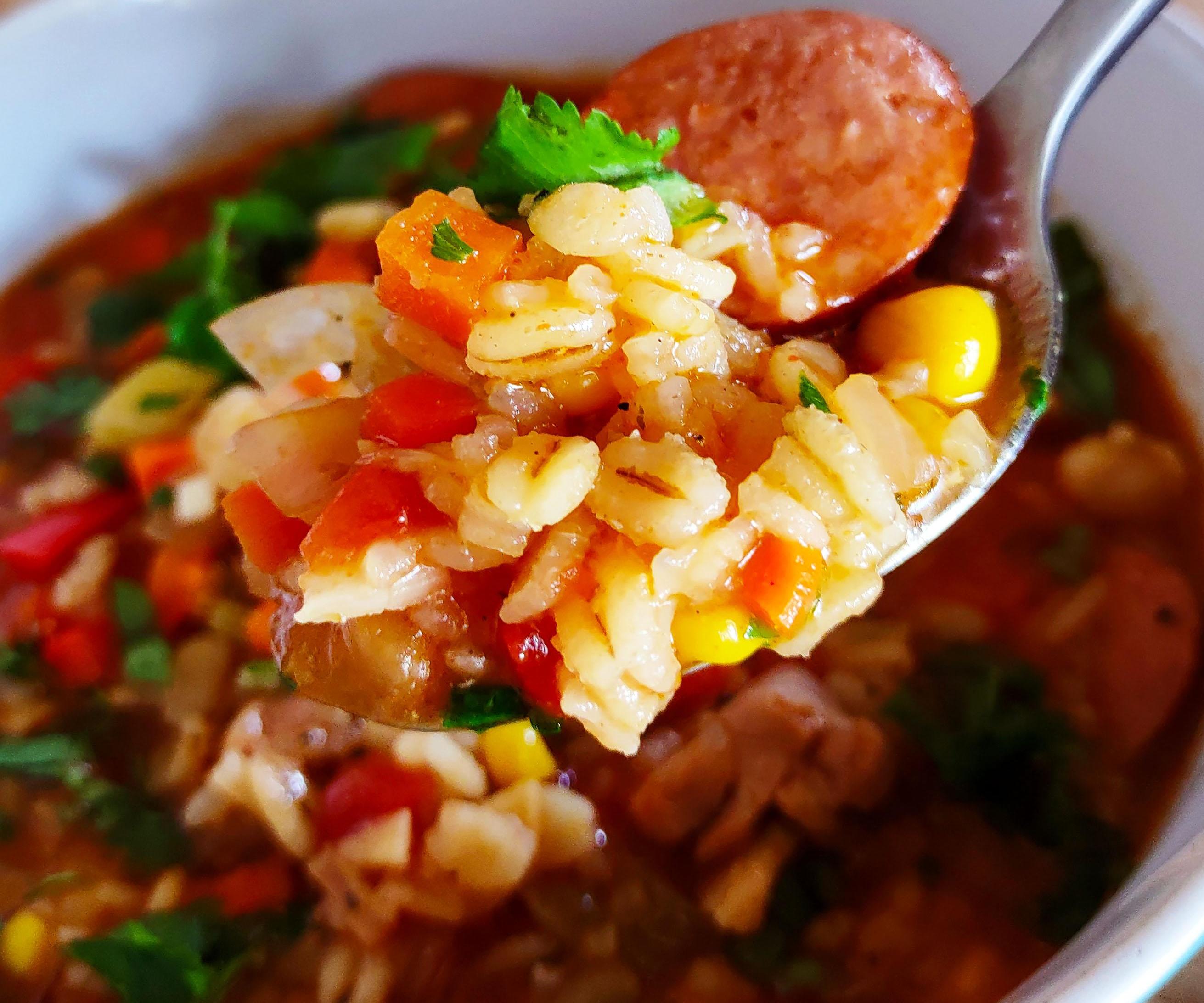 Barley & Rice Spiced Soup