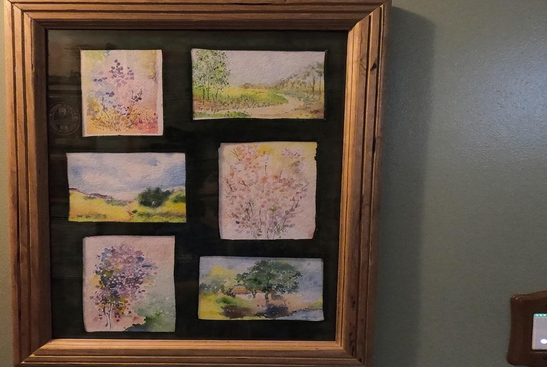 Cherry Picture Frame Made for Water Color Pantings