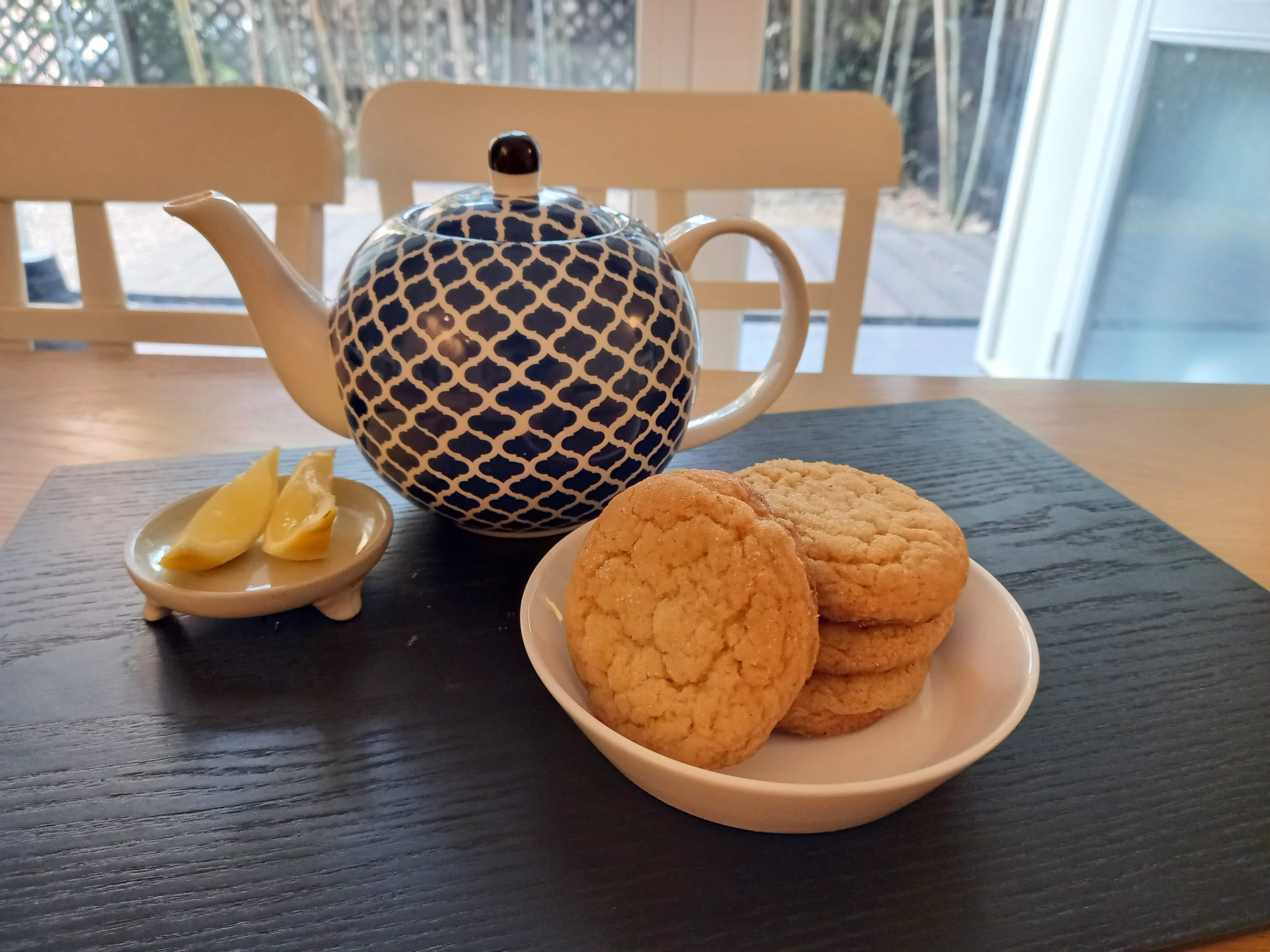 Soft and Chewy Honey Lemon and Ginger Cookies