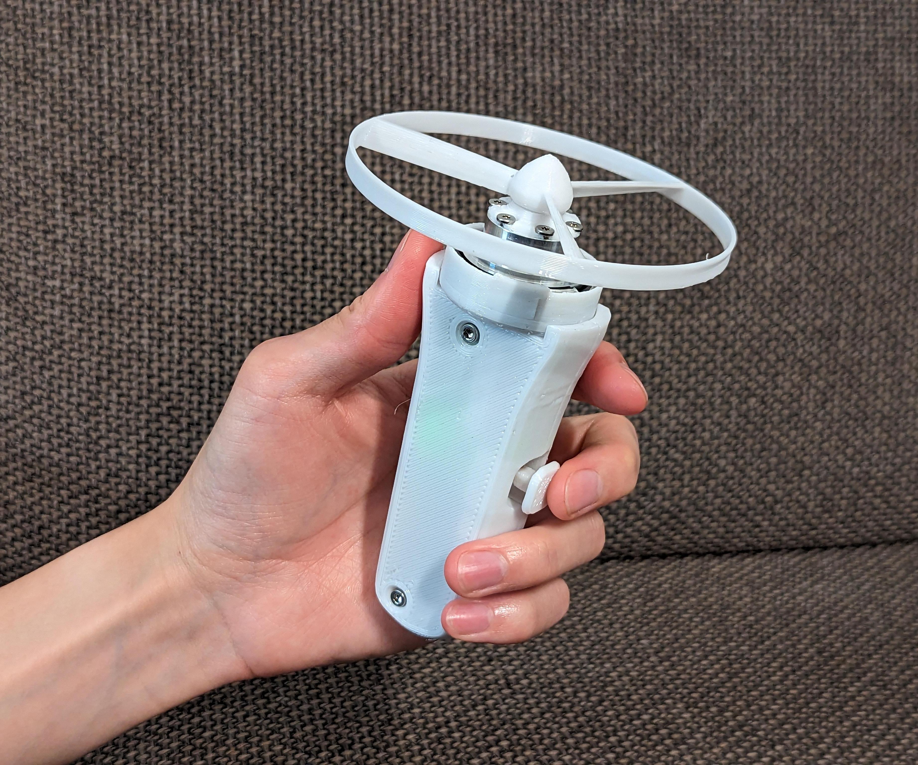 Electric (non-) Pullcopter With Hard Drive Motor