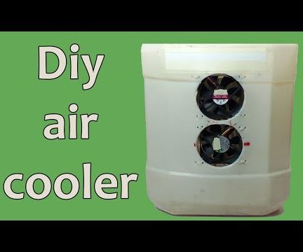 How to make a homemade mini air cooler