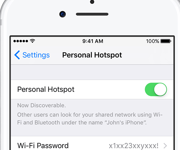 How to Turn a Hotpot on Your Iphone