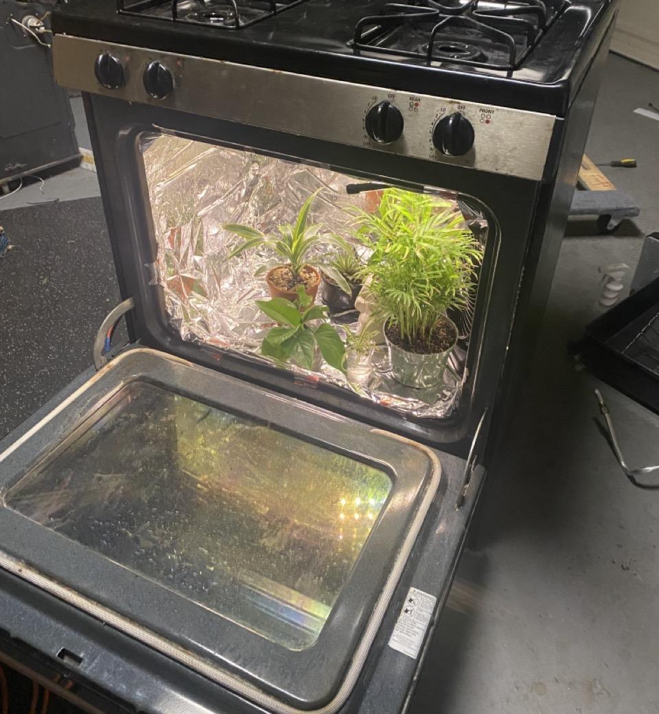 Stove-top Oven Greenhouse