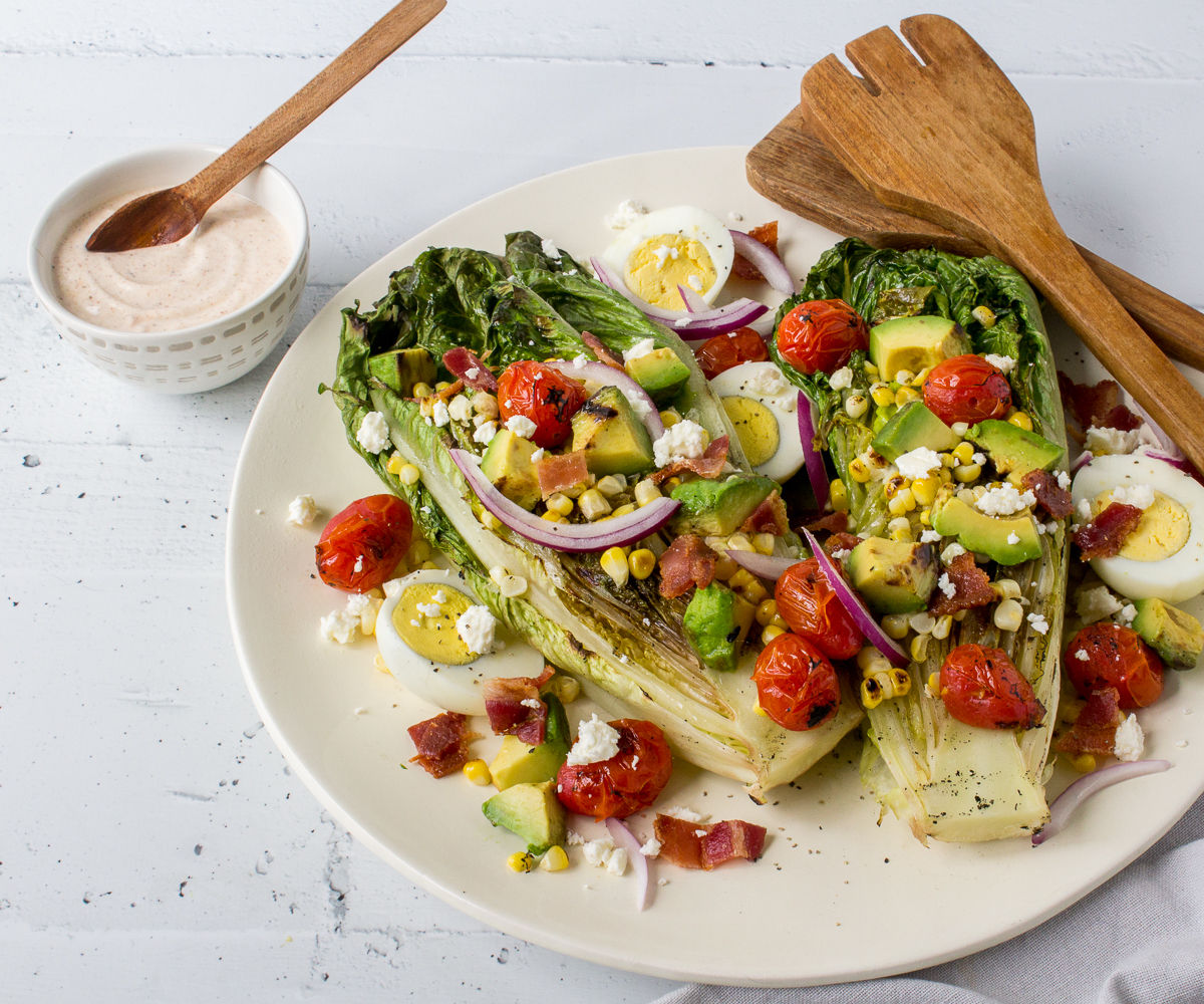 Grilled Tex Mex Romaine Salad