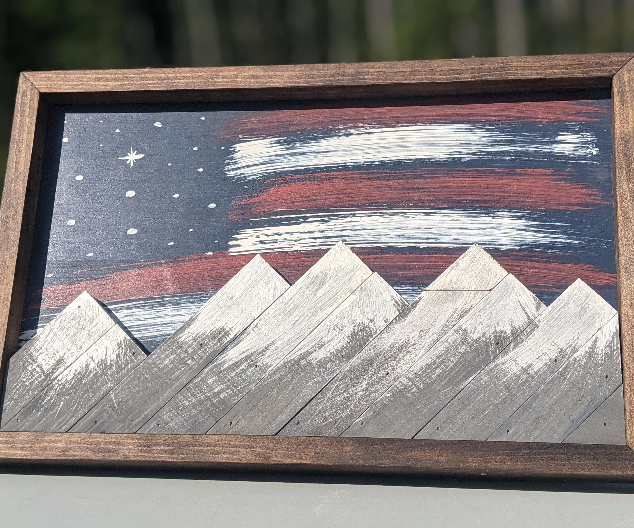 Concealment Cabinet With Wall Art From Scrap Plywood