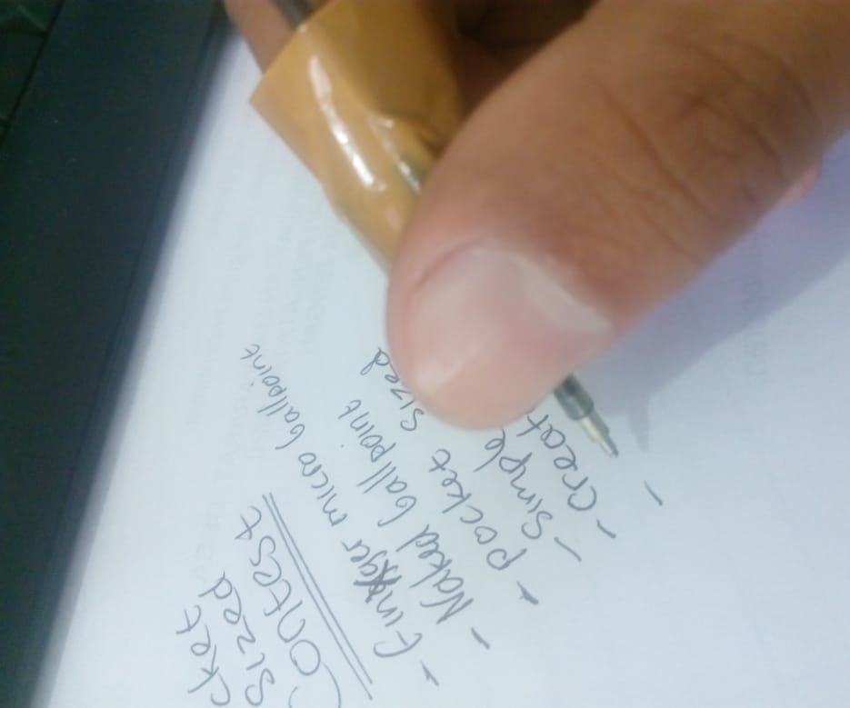 Pocked Sized Finger Ballpoint