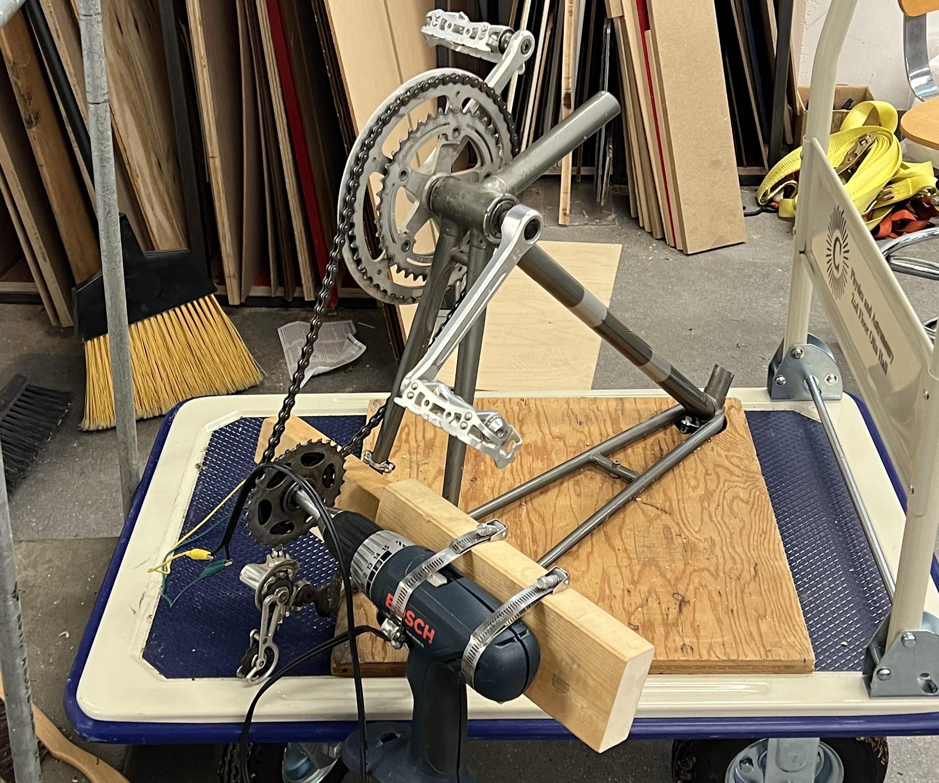 Pedal-Powered Smartphone Charger