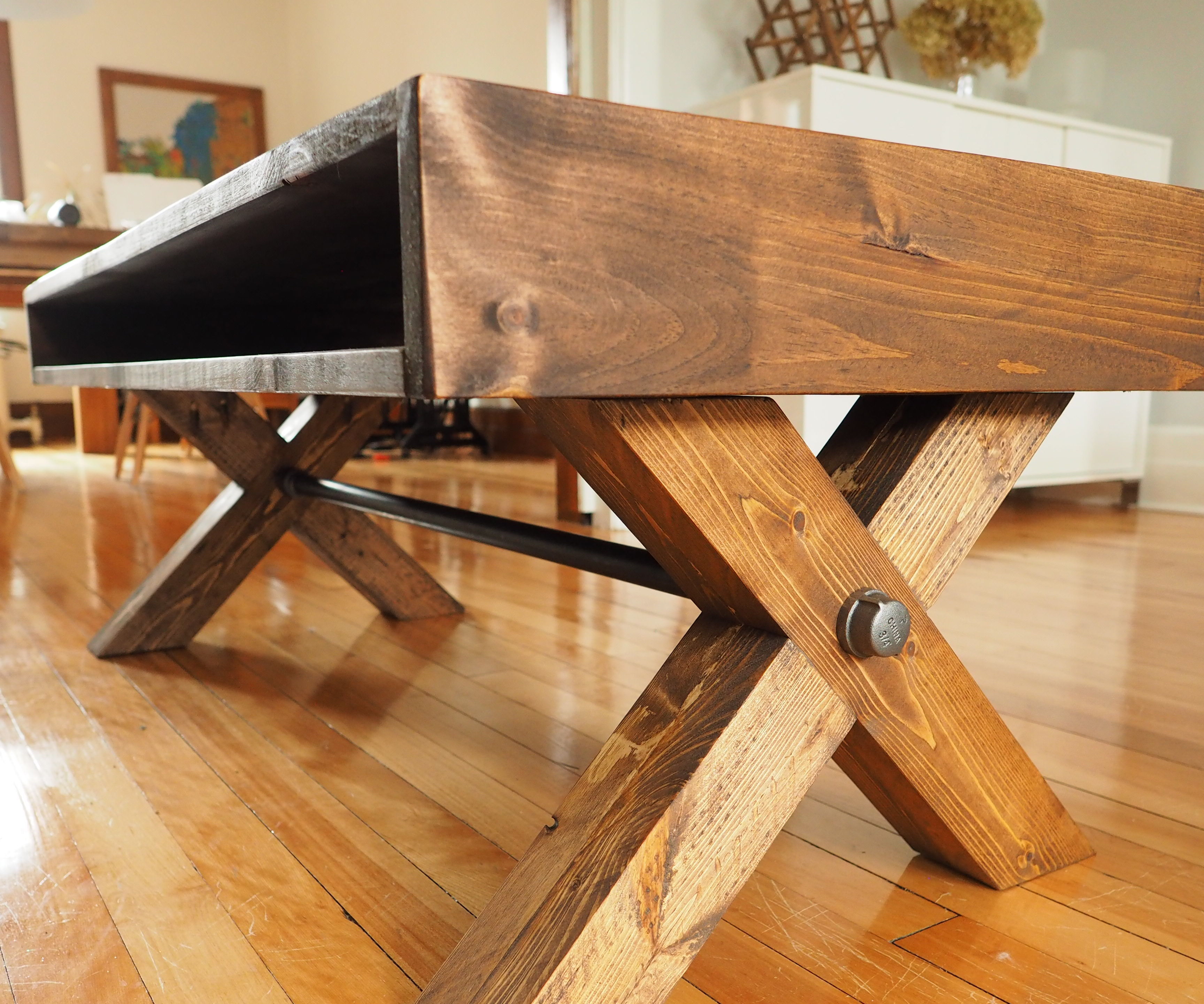 X Leg Coffee Table