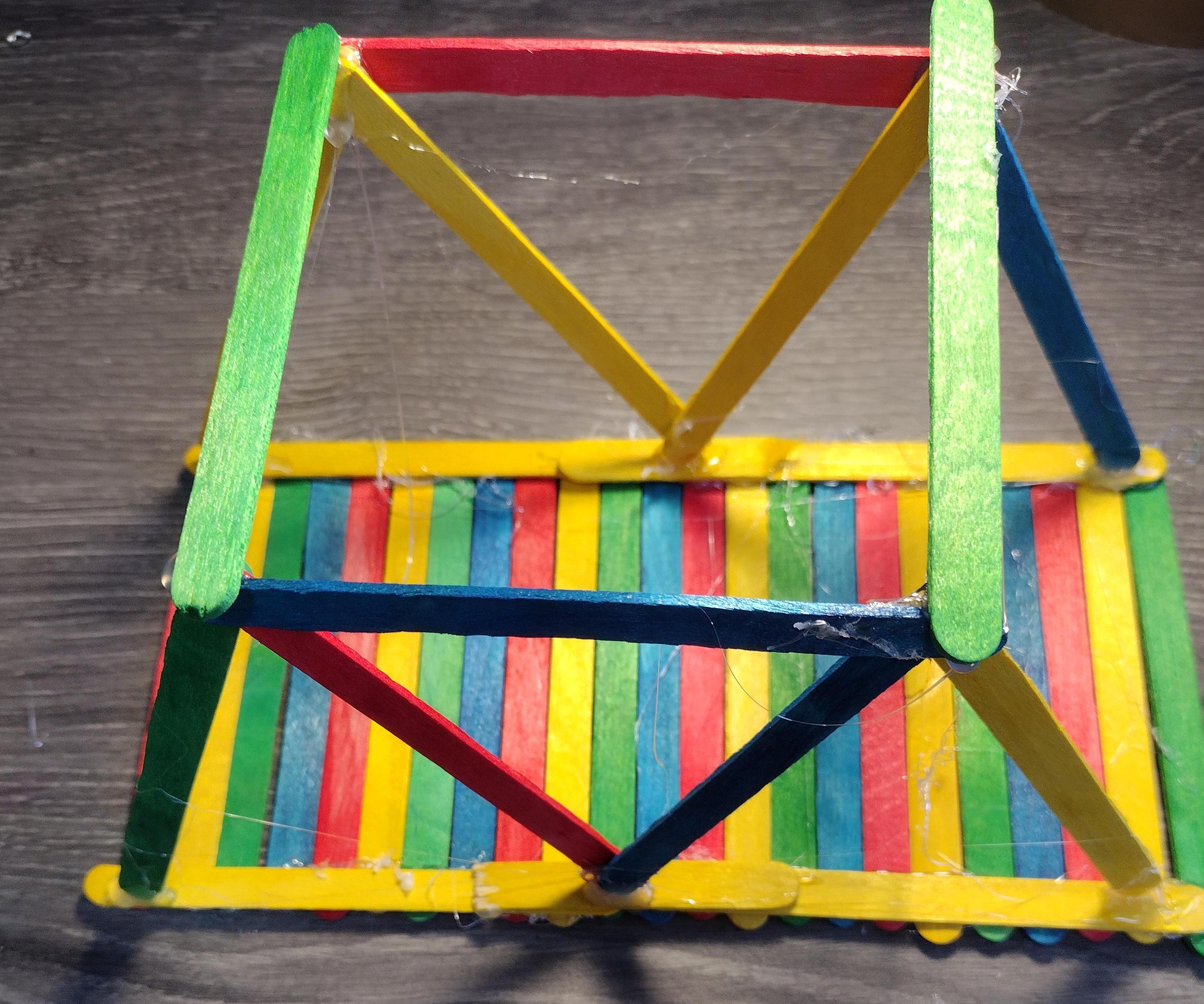 How to Make a Popsicle Stick Warren Truss Bridge