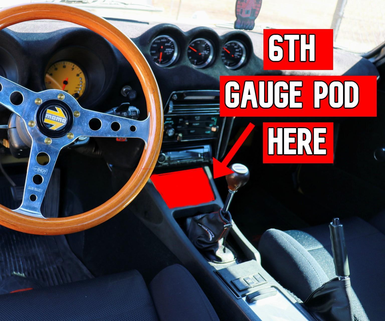 Datsun 240z Custom 6th Gauge Install