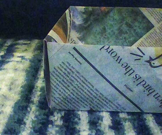  Large Newspaper Origami Boxes 