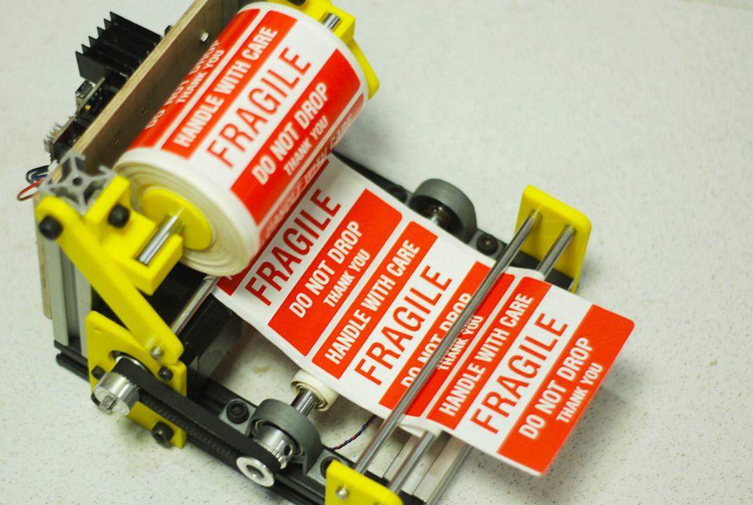 DIY Arduino Based Label Dispenser Machine