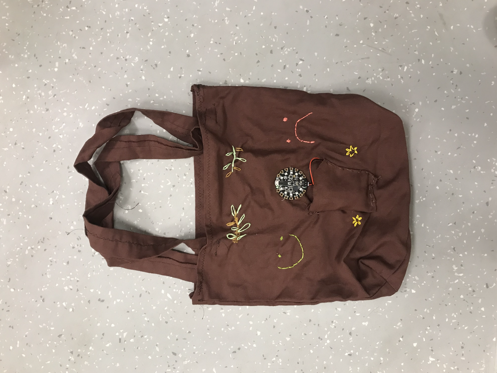 Doodle Homemade Tote Bag With Circuit Playground Express