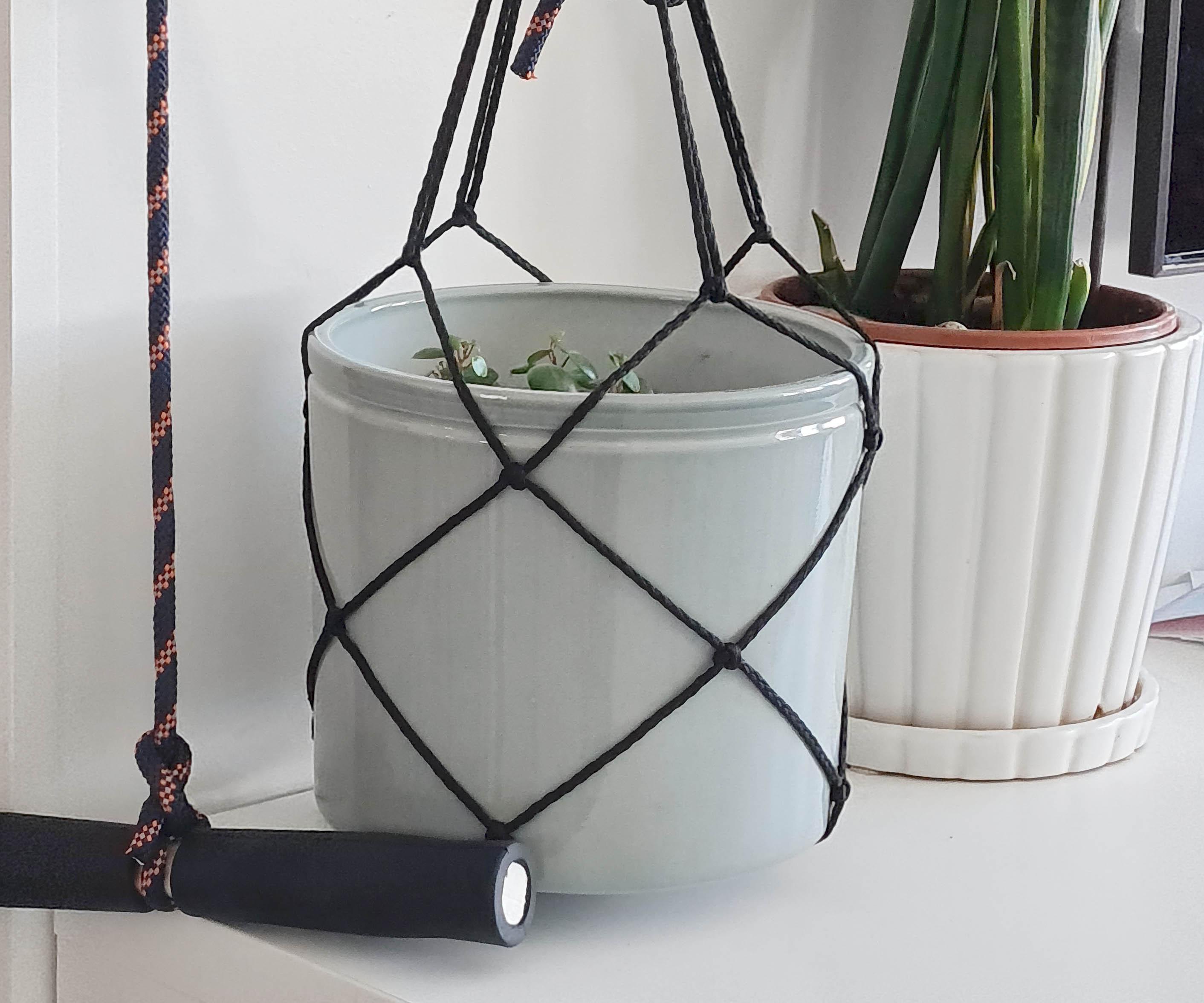 Living Room Gym: Planter / Cable Pulley