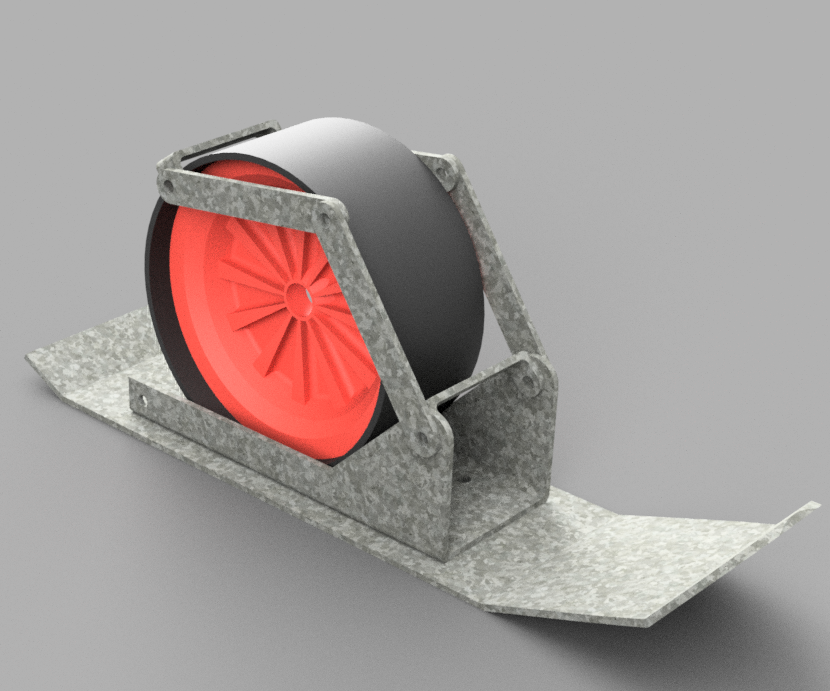 Steel Ski Foot for Beach Boat Trailers