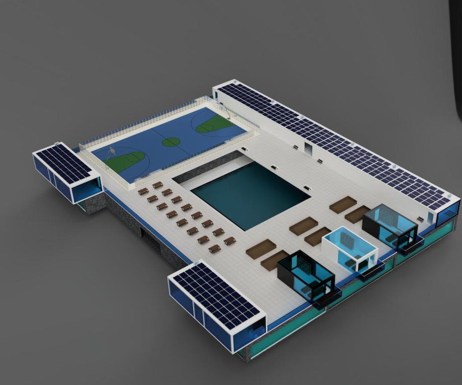 Make It Real Student Design Challenge: Gym Construction