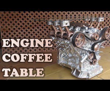 Car Engine Coffee Table