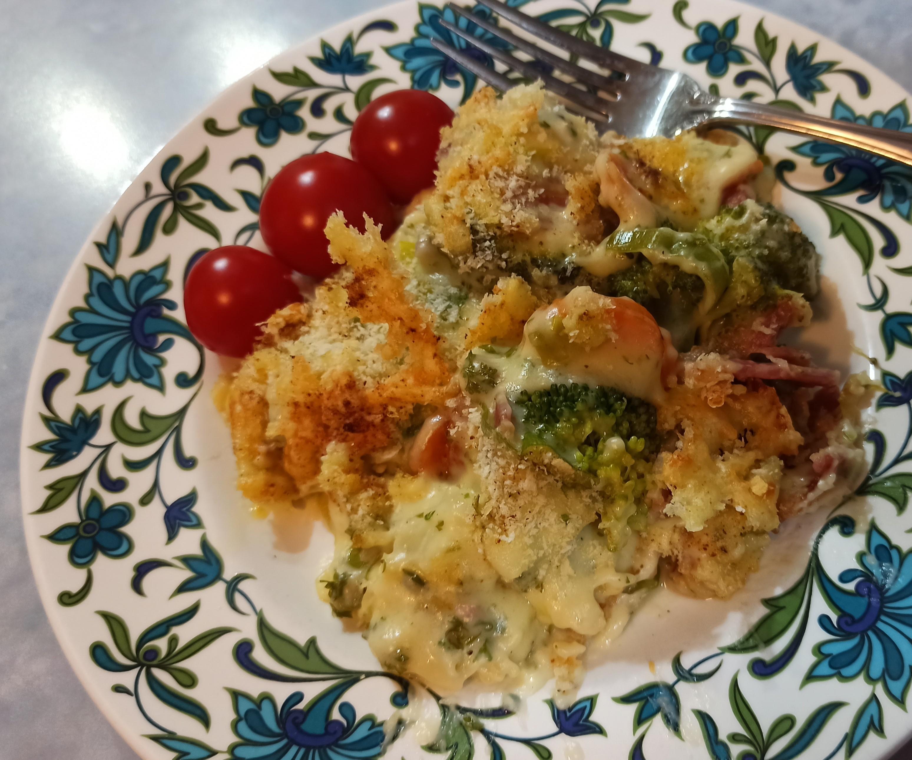 MY ZINGY CHEESY VEGGIE BAKE