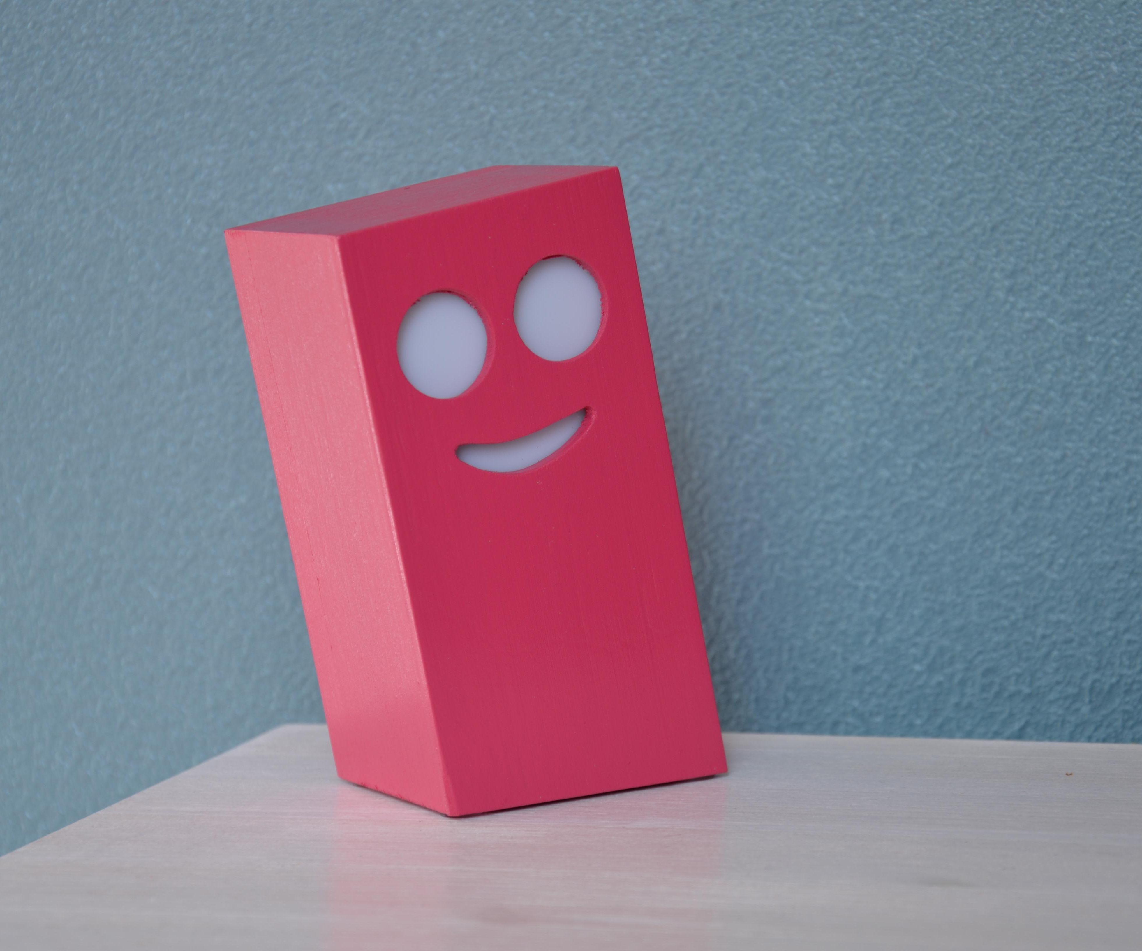 Is It a Smiling Night Light or a Pink Mood Light?