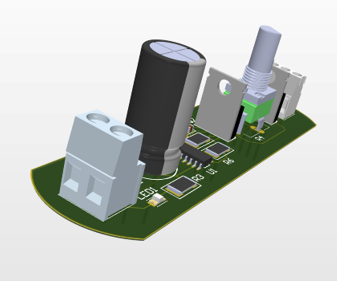 DC to AC Inverter Based on CD4047: PCB Design Board