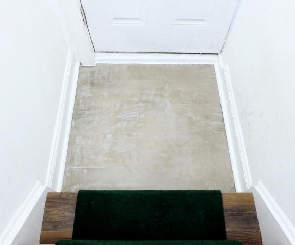 Skim Coat Concrete Floor Cover Up
