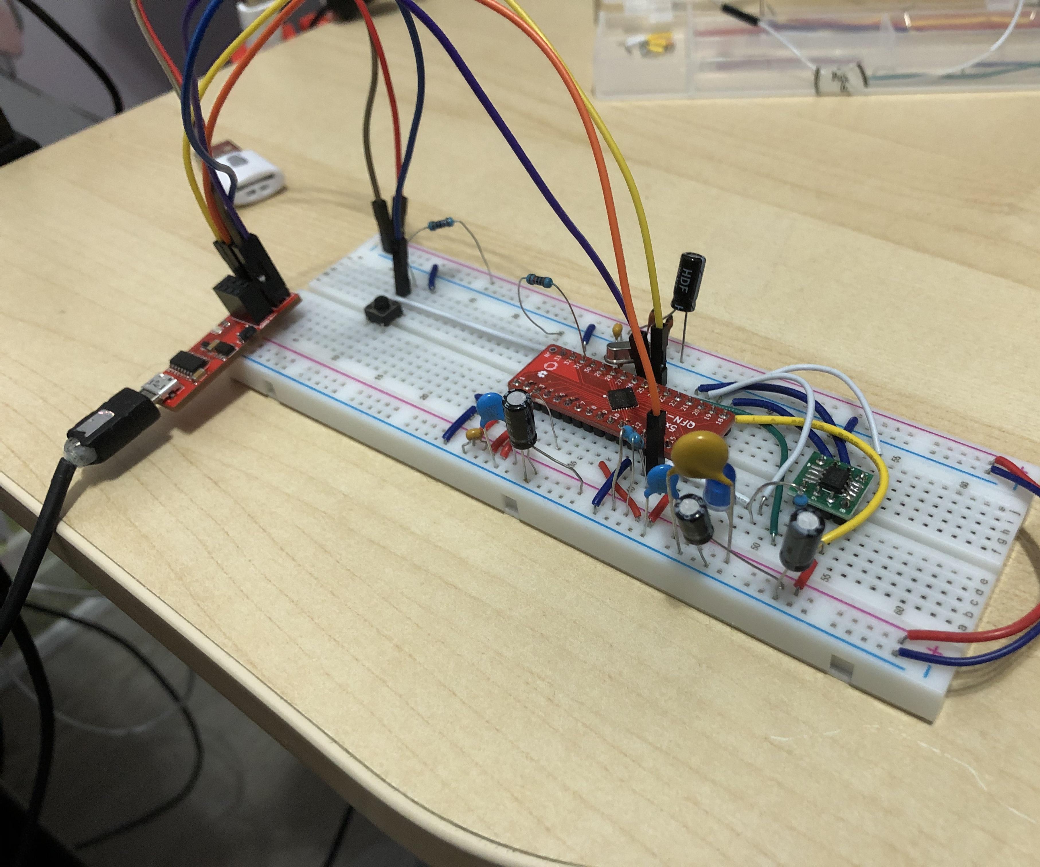ESP8266EX on a Breadboard